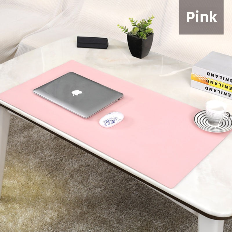 Large-sized mouse pad leather desk mat amah.sa