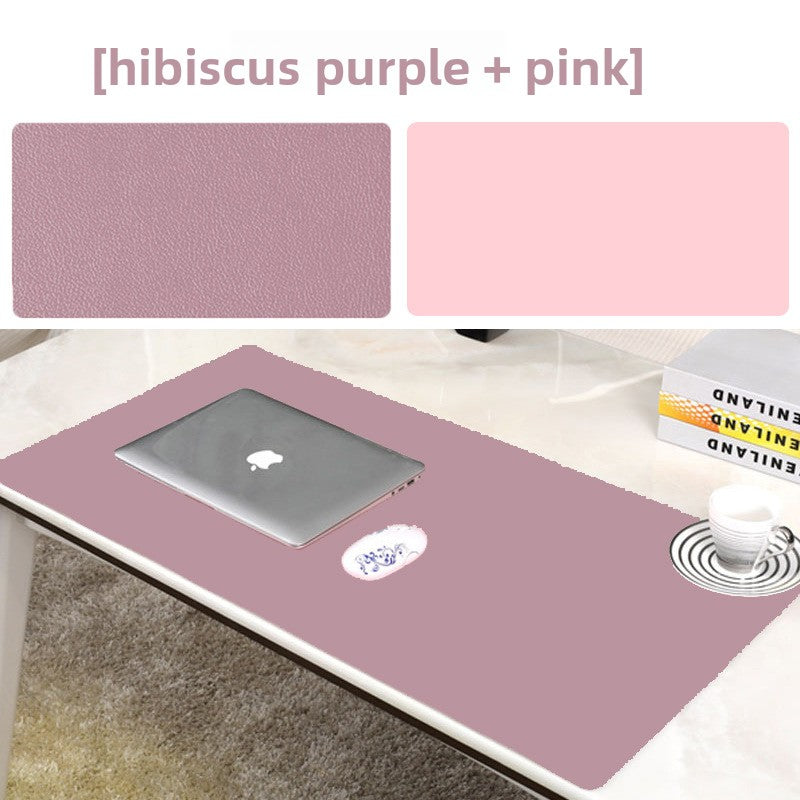 Large-sized mouse pad leather desk mat amah.sa