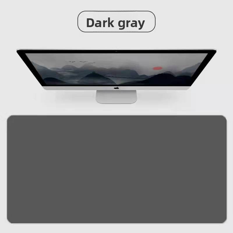 Large-sized mouse pad leather desk mat amah.sa