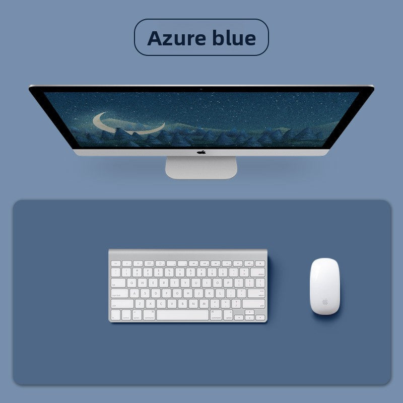 Large-sized mouse pad leather desk mat amah.sa