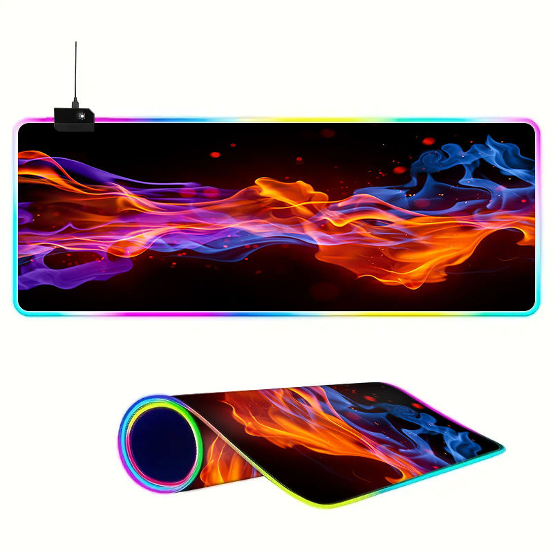 Colorful Led Super Large Luminous Mouse Pad amah.sa