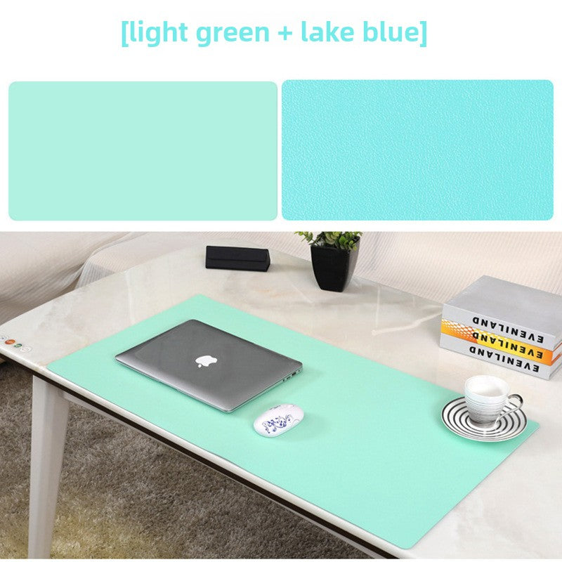 Large-sized mouse pad leather desk mat amah.sa
