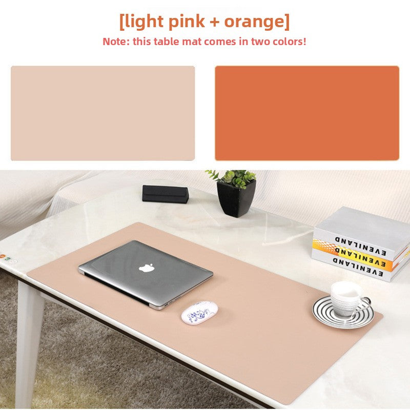 Large-sized mouse pad leather desk mat amah.sa