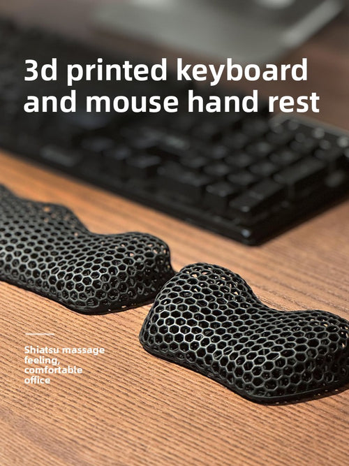 3D Printed Keyboard Wrist Rest and Mouse Pad amah.sa